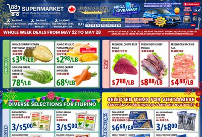 88 Supermarket Flyer May 22 to 28