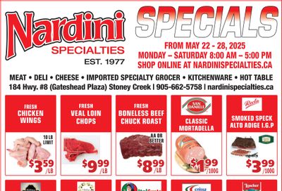 Nardini Specialties Flyer May 22 to 28