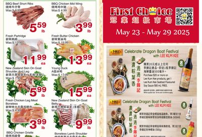 First Choice Supermarket Flyer May 23 to 29