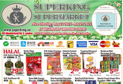 Superking Supermarket (London) Flyer May 23 to 29