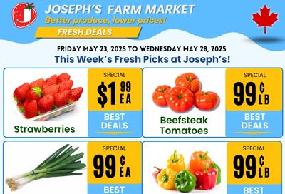Joseph's Farm Market Flyer May 23 to 29