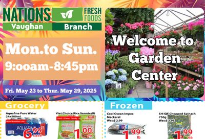 Nations Fresh Foods (Vaughan) Flyer May 23 to 29