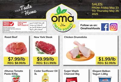 Oma Fresh Foods Flyer May 23 to 29