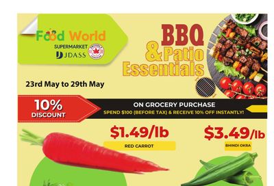 Food World Supermarket Flyer May 23 to 29