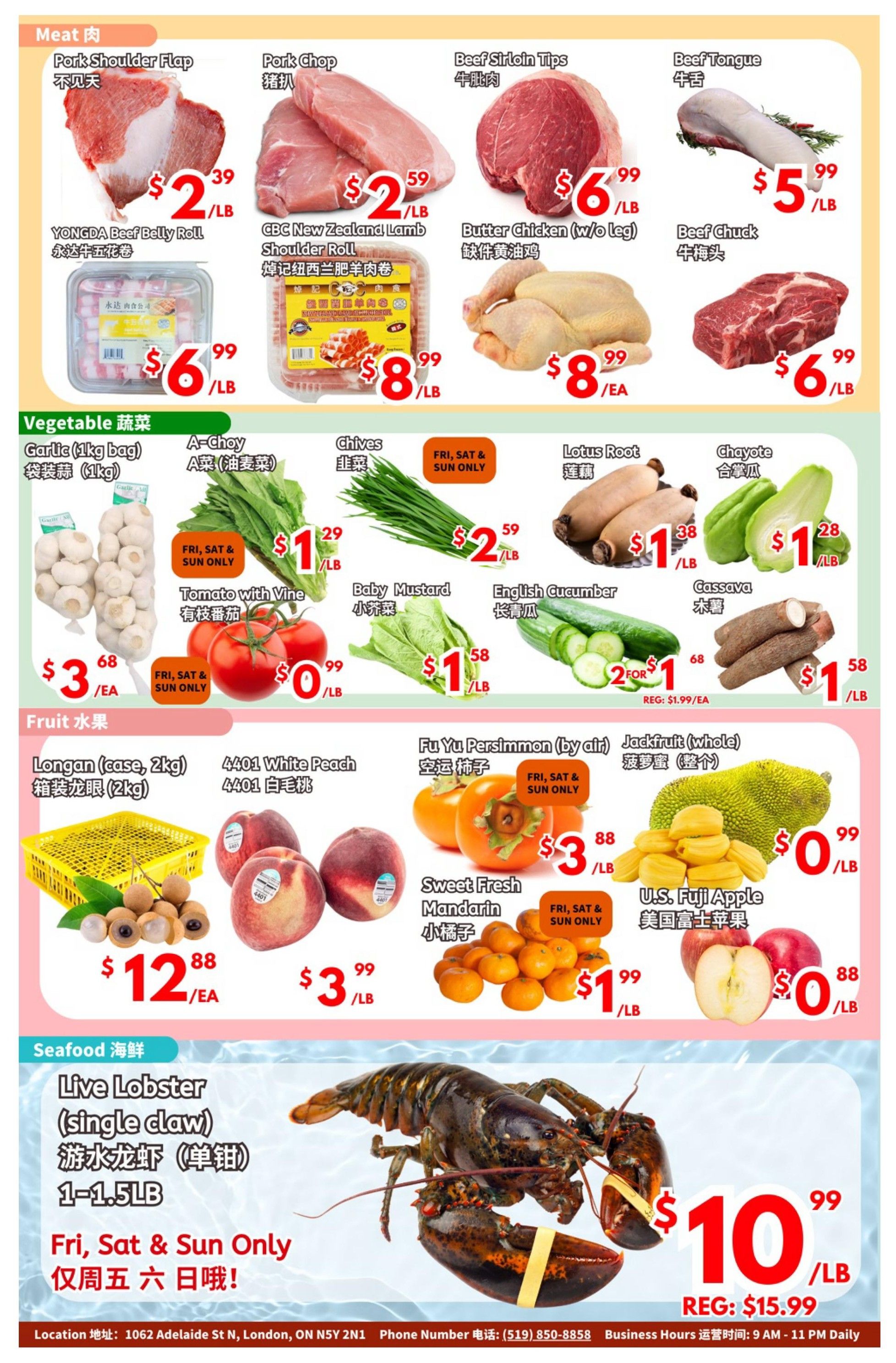 United Supermarket (London) Flyer May 23 to 29