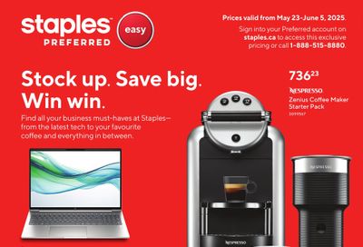 Staples Preferred Flyer May 23 to June 5