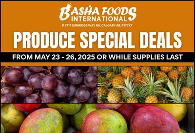 Basha Foods International Weekend Deals Flyer May 23 to 26