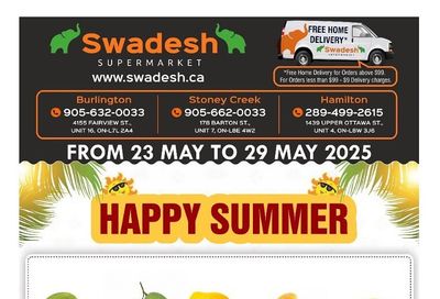 Swadesh Supermarket Flyer May 23 to 29