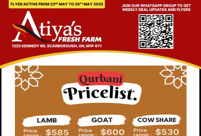 Atiya's Fresh Farm Flyer May 23 to 29