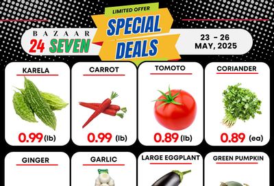 Bazaar 24 Seven Flyer May 23 to 26