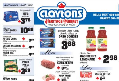Claytons Heritage Market Flyer May 23 to 29