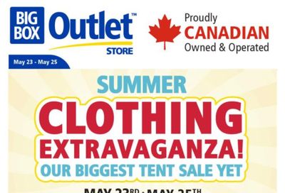 Big Box Outlet Store Flyer May 23 to 25