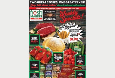Fresh Market Foods Flyer May 23 to 29
