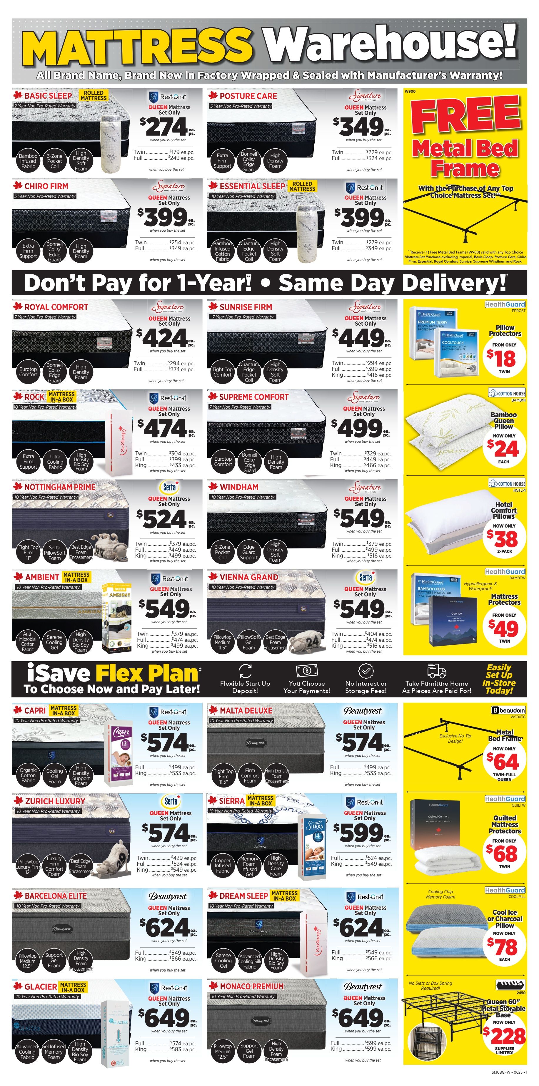 Surplus Furniture & Mattress Warehouse (St. John's, Corner Brook, Grand Falls Windsor) Flyer May 26 to June 8