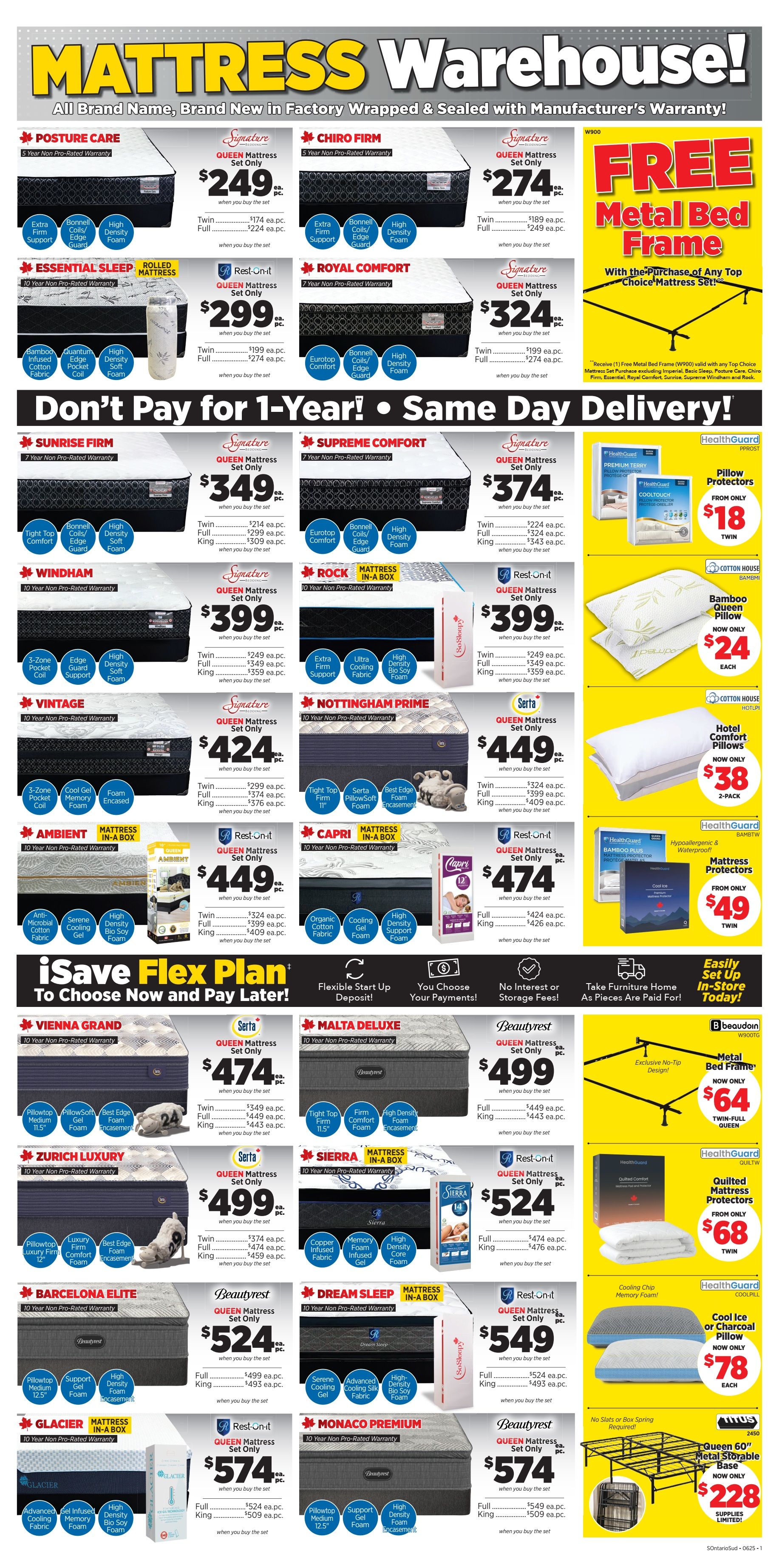 Surplus Furniture & Mattress Warehouse (S. ON) Flyer May 26 to June 8