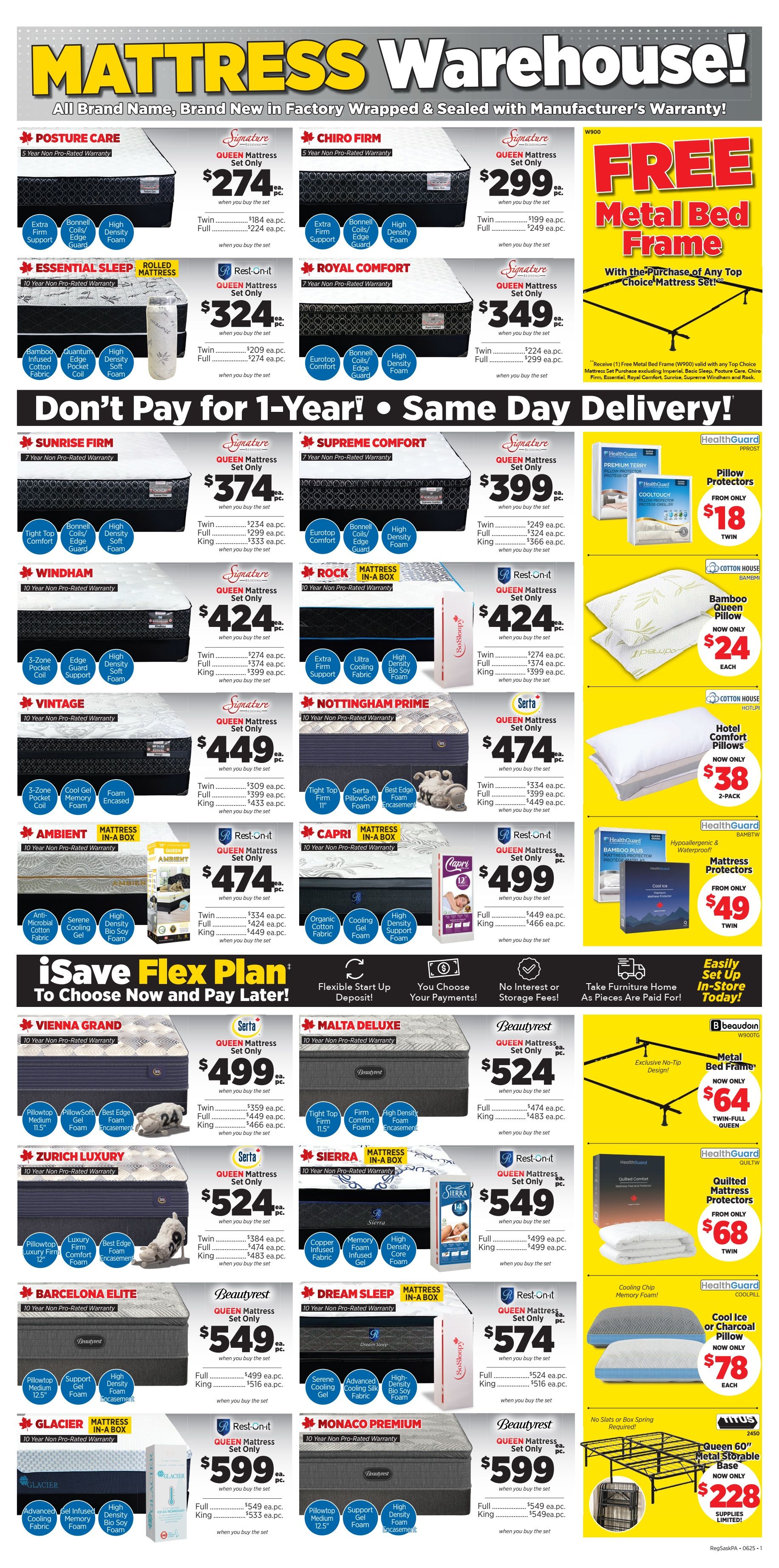 Surplus Furniture & Mattress Warehouse (Regina, Saskatoon, Prince Albert) Flyer May 26 to June 8