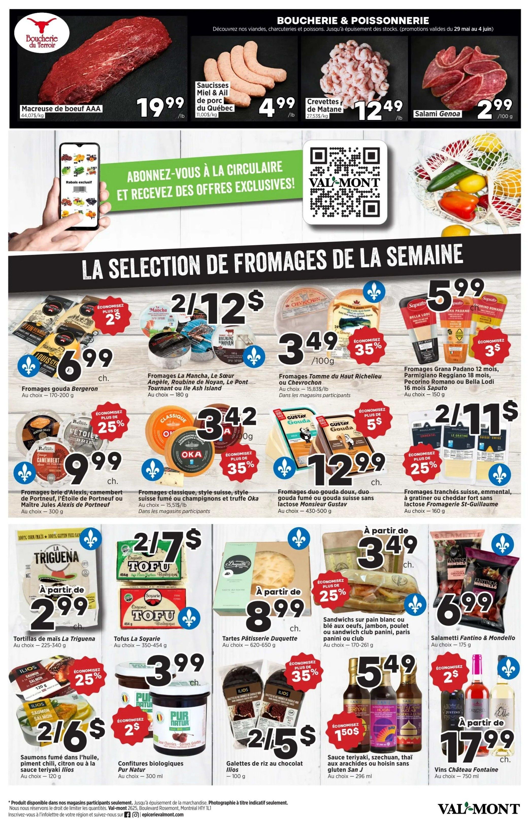 Val-Mont Flyer May 29 to June 4
