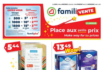Familiprix Clinique Flyer May 29 to June 4