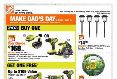 Home Depot (Atlantic) Flyer May 29 to June 4