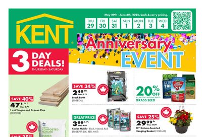 Kent Building Supplies Flyer May 29 to June 4