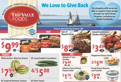 Tru Value Foods Flyer May 28 to June 3