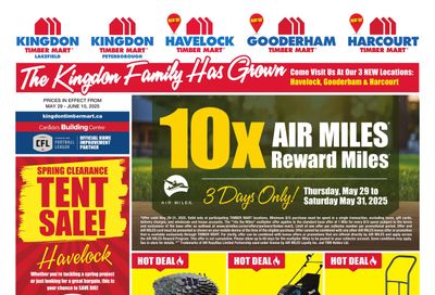 Timber Mart Flyer May 28 to June 10