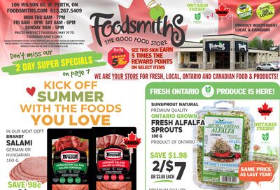 Foodsmiths Flyer May 29 to June 5