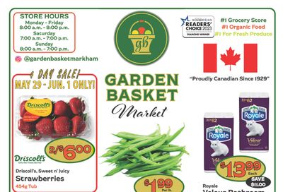 The Garden Basket Flyer May 29 to June 4