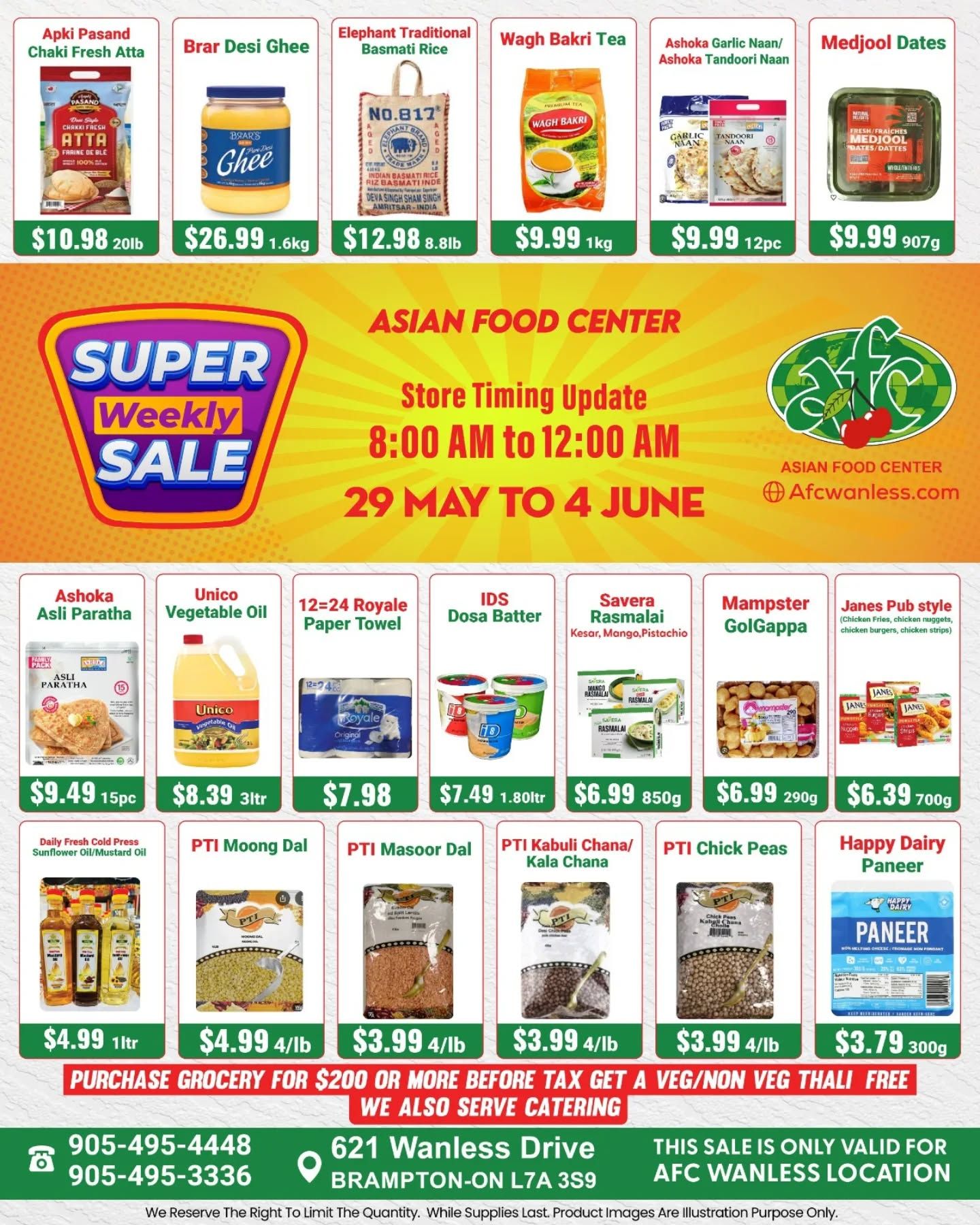 Asian Food Centre (Wanless Dr.) Flyer May 29 to June 4