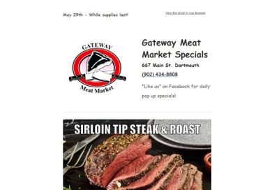 Gateway Meat Market Flyer May 29 to June 4