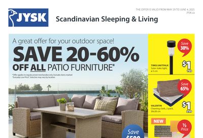 JYSK Flyer May 29 to June 4
