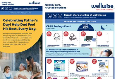 Wellwise By Shoppers Flyer May 31 to June 6