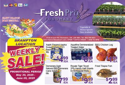 FreshPro Foodmart (Brampton) Flyer May 30 to June 5