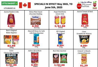 Little Basket Flyer May 30 to June 5 Little Basket Flyer May 30 to June 5