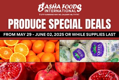 Basha Foods International Weekend Produce Deals Flyer May 29 to June 2