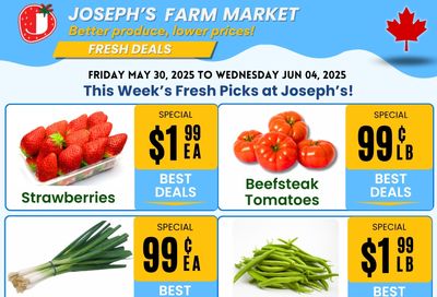 Joseph's Farm Market Flyer May 30 to June 4