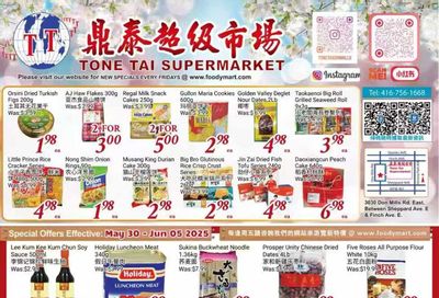 Tone Tai Supermarket Flyer May 30 to June 5