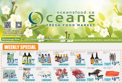 Oceans Fresh Food Market (Mississauga) Flyer May 30 to June 5
