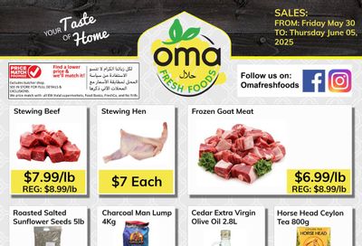 Oma Fresh Foods Flyer May 30 to June 5 Oma Fresh Foods Flyer May 30 to June 5
