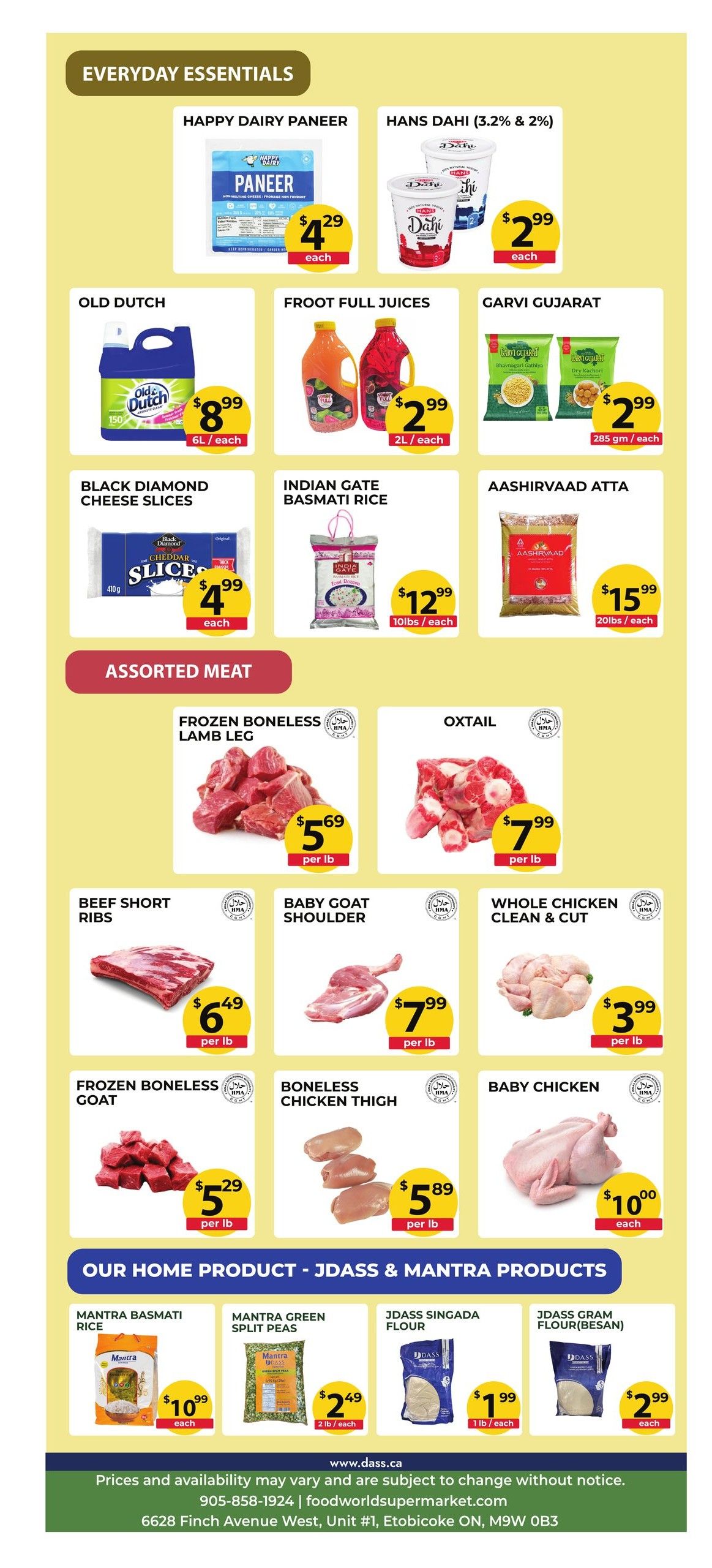 Food World Supermarket Flyer May 30 to June 5