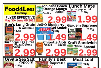 Food 4 Less (Lindsay) Flyer May 30 to June 5