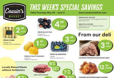 Cousin's Market Flyer May 29 to June 3