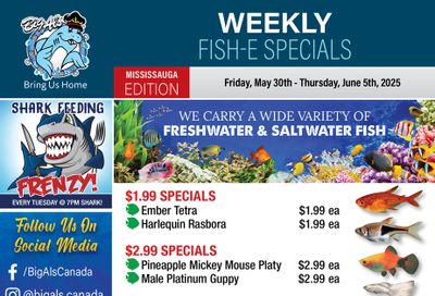 Big Al's (Mississauga) Weekly Specials May 30 to June 5