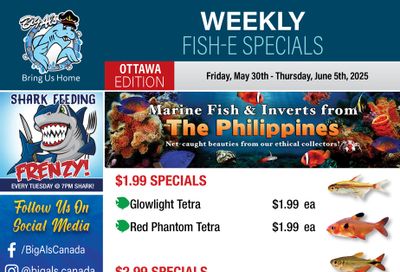 Big Al's (Ottawa) Weekly Specials May 30 to June 5