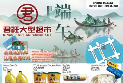 Kings Fair Supermarket Flyer May 30 to June 5