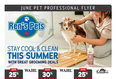 Ren's Pets Pet Professional Monthly Flyer June 1 to 30