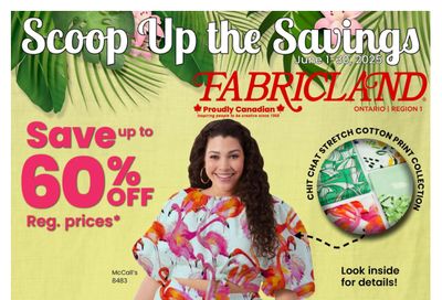 Fabricland (ON) Flyer June 1 to 30