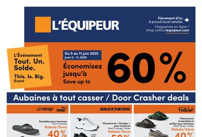L'Équipeur Flyer June 5 to 11 L'Équipeur Flyer June 5 to 11