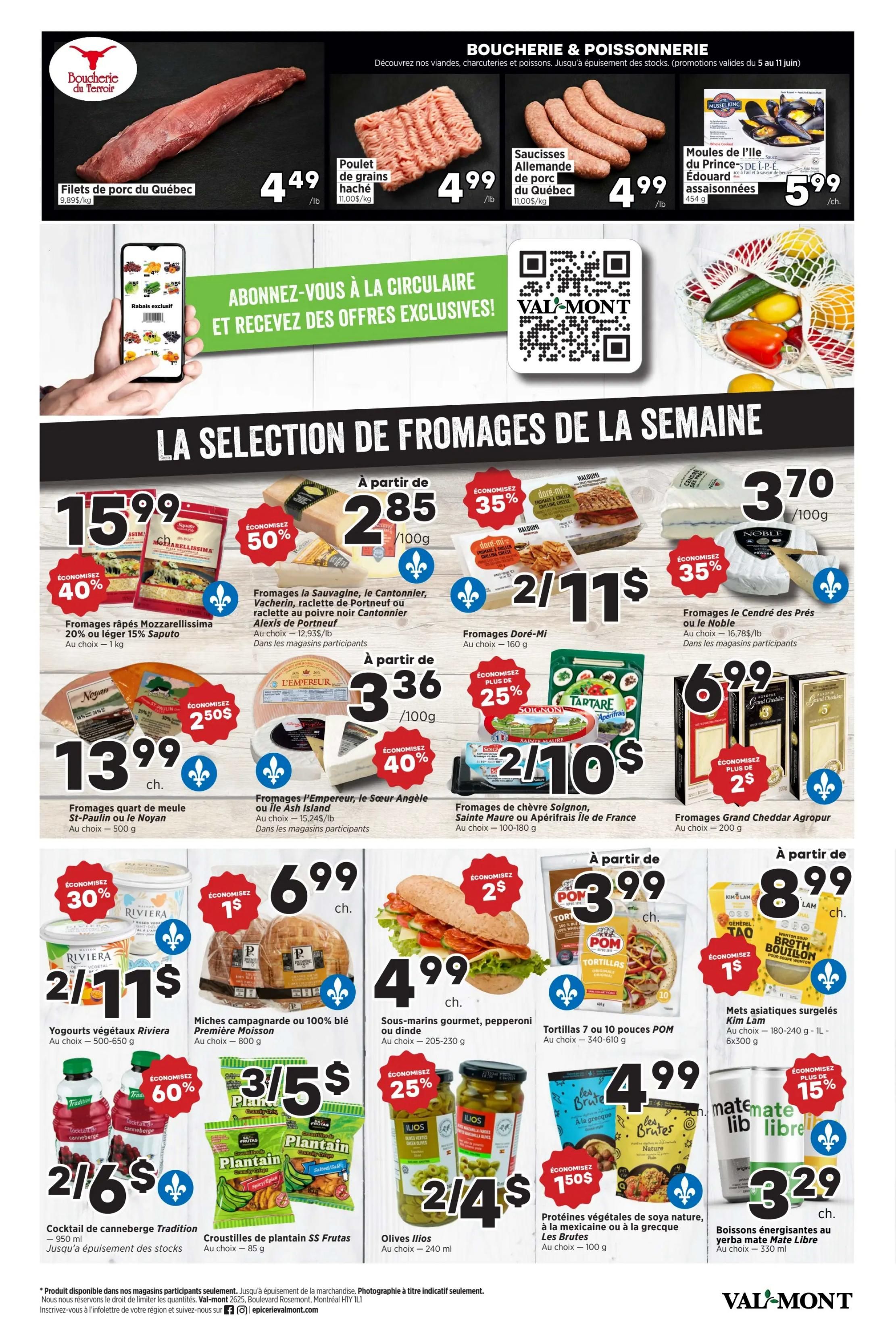 Val-Mont Flyer June 5 to 11