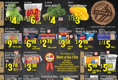 Pepper's Foods Flyer June 3 to 9